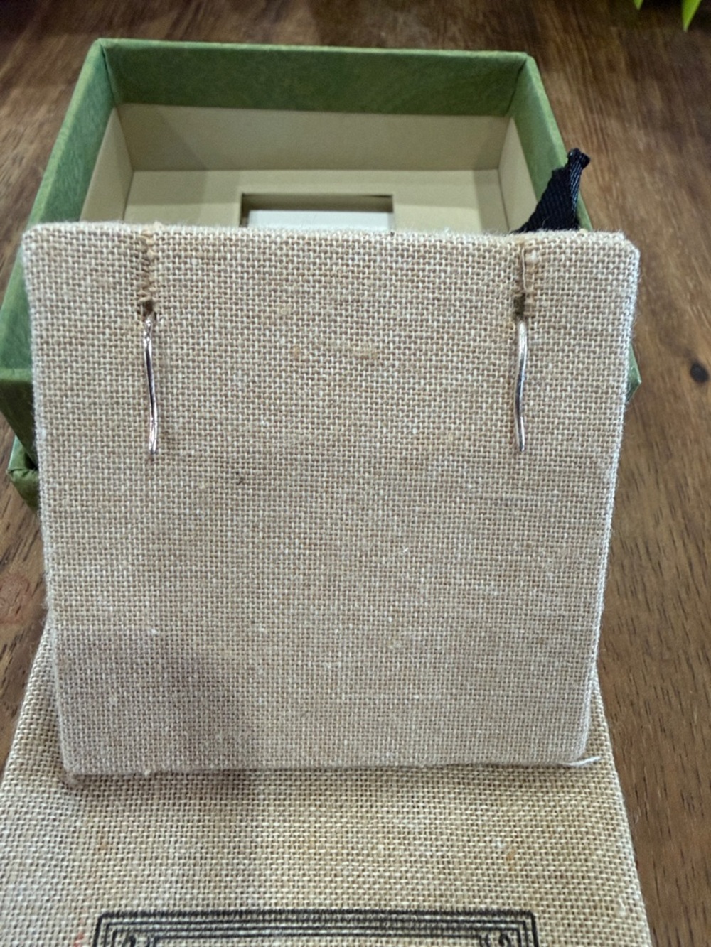 Gucci Silver Double G Drop Earrings - Picture 3 of 5